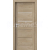 PORTA Doors SET Rámové dvere VERTE G.2 so sklom, 3D fólia Dub klasický + zárubeň