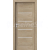 PORTA Doors SET Rámové dvere VERTE G.4 so sklom, 3D fólia Dub Klasický + zárubeň