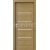 PORTA Doors SET Rámové dvere VERTE G.4 so sklom, 3D fólia Dub prírodný + zárubeň