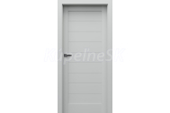 PORTA Doors SET Rámové dvere VERTE HOME C.0 plné, fólia Sivá + zárubeň