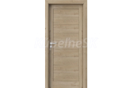 PORTA Doors SET Rámové dvere VERTE HOME C.0 plné, fólia Dub klasický + zárubeň