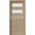 PORTA Doors SET Rámové dvere VERTE HOME C.2 so sklom, fólia Dub klasický + zárubeň