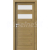 PORTA Doors SET Rámové dvere VERTE HOME C.2 so sklom, fólia Dub prírodný + zárubeň
