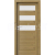 PORTA Doors SET Rámové dvere VERTE HOME C.3 so sklom, fólia Dub prírodný + zárubeň