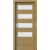 PORTA Doors SET Rámové dvere VERTE HOME C.4 so sklom, fólia Dub prírodný + zárubeň