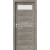 PORTA Doors SET Rámové dvere VERTE HOME C.1 so sklom  fólia Dub sibírsky + zárubeň