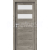 PORTA Doors SET Rámové dvere VERTE HOME C.2 so sklom, fólia Dub sibírsky + zárubeň