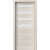 PORTA Doors SET Rámové dvere VERTE HOME D.4 so sklom, fólia Dub Škandinávsky + zárubeň