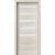 PORTA Doors SET Rámové dvere VERTE HOME D.5 so sklom, fólia Dub Škandinávsky + zárubeň