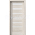 PORTA Doors SET Rámové dvere VERTE HOME D.6 so sklom, fólia Dub Škandinávsky + zárubeň
