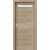 PORTA Doors SET Rámové dvere VERTE HOME D.1 so sklom, fólia Dub klasický + zárubeň