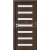 PORTA Doors SET Rámové dvere VERTE HOME D.7 so sklom, fólia Dub Havana + zárubeň