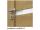 PORTA Doors SET Rámové dvere VERTE HOME H.4 so sklom, fólia Buk škandinávsky + zárubeň