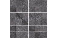 Cersanit Bolt mrazuvzdorná retrifikovaná mozaika 29,8x29,8x0,93 cm R10b Tmavošedá matná