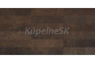 Cersanit Metaliko Rust Pattern rektifikov obklad 29,8x59,8x0,9 cm Hnedá&Grafit hladký mat