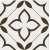 Cersanit Kombo Bloom mrazuvzdorná dlažba 29,8x29,8x0,8 cm G1 Biela+vzor hladká matná