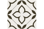 Cersanit Kombo Bloom mrazuvzdorná dlažba 29,8x29,8x0,8 cm G1 Biela+vzor hladká matná