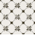 Cersanit Kombo Flores mrazuvzdorná dlažba 29,8x29,8x0,8 cm G1 Biela+vzor hladká matná