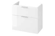 Cersanit City 80 umývadlová skrinka 79,4x44,7 cm 2 zásuvky Biela S584-018-DSM