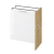 Cersanit City 65 skrinka na práčku s bielymi dvierkami 67,5x44,8 cm Dub S584-037-DSM