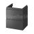 Cersanit Moduo 50 umývadlová skrinka 49,4x39,7 cm 2 zásuvky Antracit S590-067-DSM