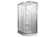 Arttec ARTTEC SIRIUS štvrťkruh parný sprchový box model 8 120x90 cm,sklo Číre,Ľavá vanička