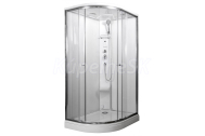 Arttec ARTTEC SIRIUS štvrťkruh parný sprchový box model 8 120x90 cm,sklo Číre,Pravá vaničk