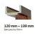 INTENSO Regulovaná zárubeň fólia Intenso Grain, pre hrúbku steny 120-139mm