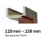 INTENSO Regulovaná zárubeň fólia Intenso Grain, pre hrúbku steny 120-139mm iba do akc.setu