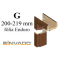 INVADO obložková nastaviteľná zárubňa, pre hrúbku steny G 200-219 mm, fólia Enduro