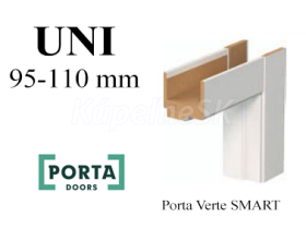 Porta Verte SMART univerzálna bezpolodrážková zárubňa, hrúbka steny 95 - 110 mm