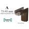 Porta Verte regulovaná zárubňa PortaPerfect 3D hrúbka steny A 75-95mm iba do akciov.setu