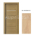 PORTA Doors SET Rámové dvere VERTE G.1 so sklom, 3D fólia Buk škandinávsky + zárubeň