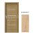 PORTA Doors SET Rámové dvere VERTE G.4 so sklom, 3D fólia Buk škandinávsky + zárubeň