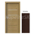 PORTA Doors SET Rámové dvere VERTE G.2 so sklom, 3D fólia Dub Hawana + zárubeň