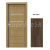 PORTA Doors SET Rámové dvere VERTE G.2 so sklom, 3D fólia Dub južný + zárubeň