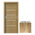 PORTA Doors SET Rámové dvere VERTE G.4 so sklom, 3D fólia Dub Craft zlatý + zárubeň
