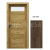 PORTA Doors SET Rámové dvere VERTE HOME C.1 so sklom, fólia Dub južný + zárubeň