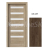 PORTA Doors SET Rámové dvere VERTE HOME D.6 so sklom, fólia Dub južný + zárubeň