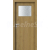 PORTA Doors SET Rámové dvere Porta DECOR,fólia DUB PRÍRODNÝ sklo činčila + zárubňa