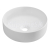 Isvea INFINITY ROUND keramické umývadlo na dosku, priemer 36cm, matná biela