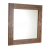 Sapho BRAND zrkadlo v drevenom ráme 800x600mm, morený smrek