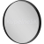Sapho NOTION guľaté zrkadlo v ráme, o 80cm, čierna mat