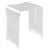 Ridder TRENDY kúpeľňová stolička 40x48x27,5cm, číra