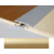 Effector Vyrovnávacia prechodová lišta Zlatá A71  šírka 80 mm dĺžka 1 m samolepiaca