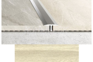 Effector prechodová lišta k obkladom Dub Bielený A55 šírka 18 mm dĺžka 2,5 m T-profil