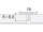 Effector prechodová lišta k obkladom Strieborná A55 šírka 18 mm dĺžka 2,5 m T-profil