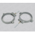 Objímka rúr-jednoskrutková bez gumy s vrutom a hmoždinkou plastová šedá 75 mm