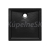 Hopa AQUARIUS STONE EFFECT štvorcová sprchová akrylátová vanička 90x90x5,5 cm Čierna