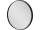 Hopa REISA BLACK okrúhle zrkadlo priemer 60 cm rám Čierny
